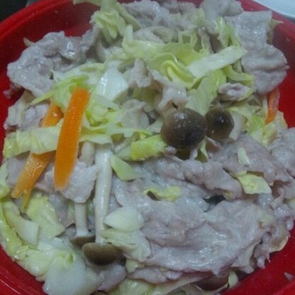 すみません、写真撮る前にちょっと混ぜちゃいましたが(^_^;) 初塩麹です♪野菜とお肉の風味が活きますね。